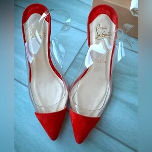 Christian Louboutin Red heels Size 35. Worn one time